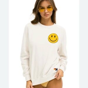Aviator Nation Smiley Crewneck
only work a few times - pretty much like new.